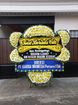 Papan Bunga Duka di Sumberrejo