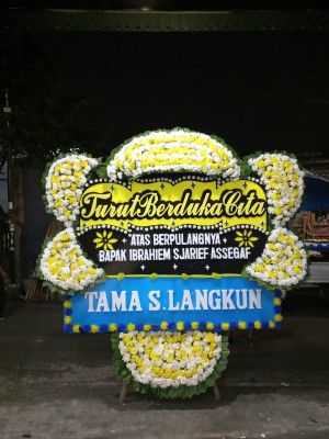 Papan Bunga Duka di Sumberrejo