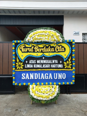 Papan Bunga Duka di Sumberrejo